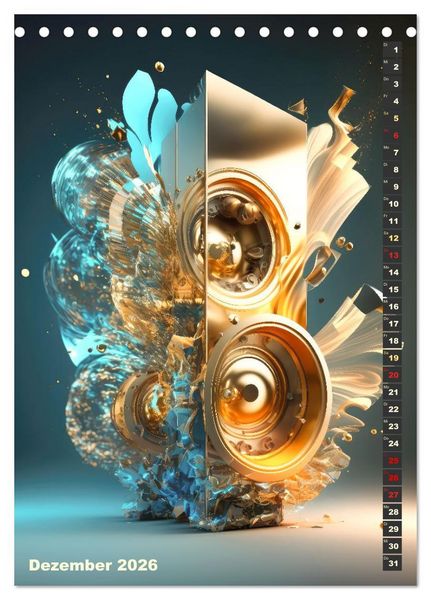 Produktbild: LAUT STARK EXPLOSIV (Tischkalender 2026 DIN A5 hoch), CALVENDO Monatskalender