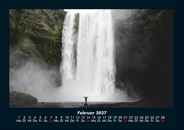 Produktbild: Wasserf&auml;lle 2027 Fotokalender DIN A4