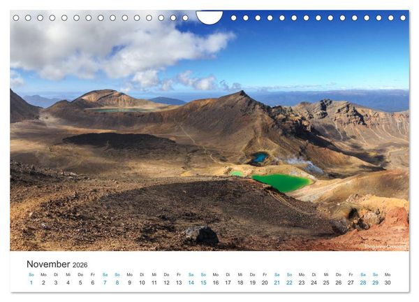 Produktbild: Neuseelands Berge (Wandkalender 2026 DIN A4 quer), CALVENDO Monatskalender
