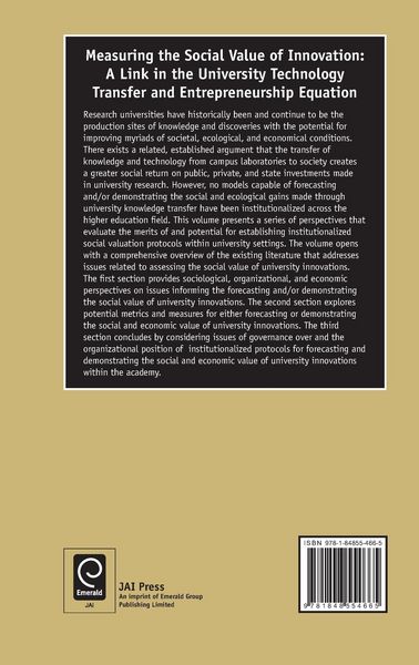 Produktbild: Advances in the Study of Entrepreneurship, Innovation and Economic Growth