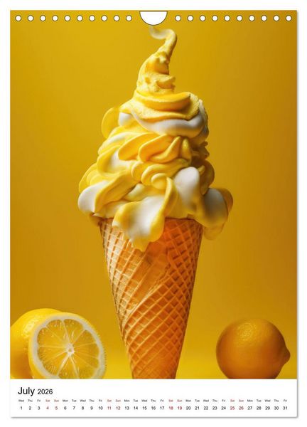 Produktbild: Iced Euphoria (Wall Calendar 2026 DIN A4 portrait), CALVENDO 12 Month Wall Calendar