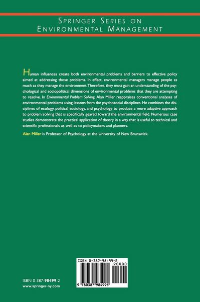 Produktbild: Environmental Problem Solving