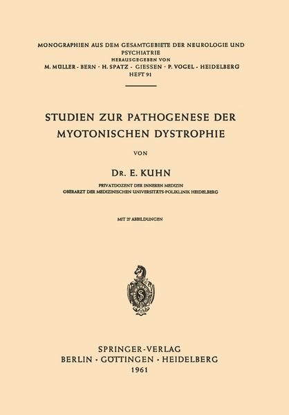 Produktbild: Studien zur Pathogenese der Myotonischen Dystrophie