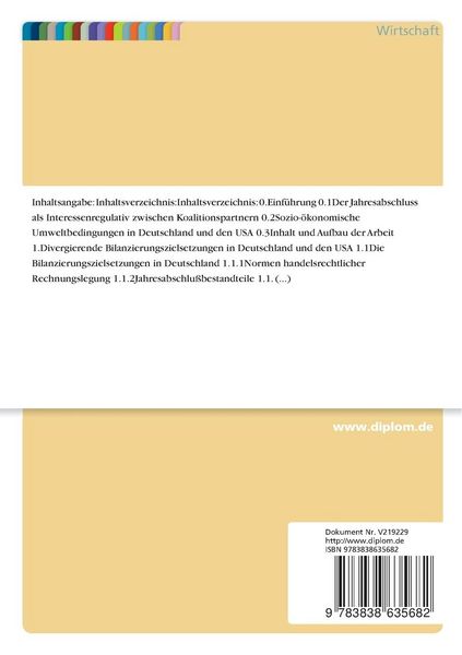 Produktbild: Divergierende Bilanzierungszielsetzungen in Deutschland und den USA