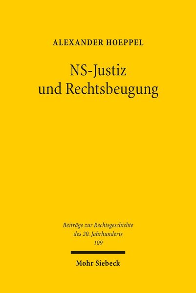 Produktbild: NS-Justiz und Rechtsbeugung