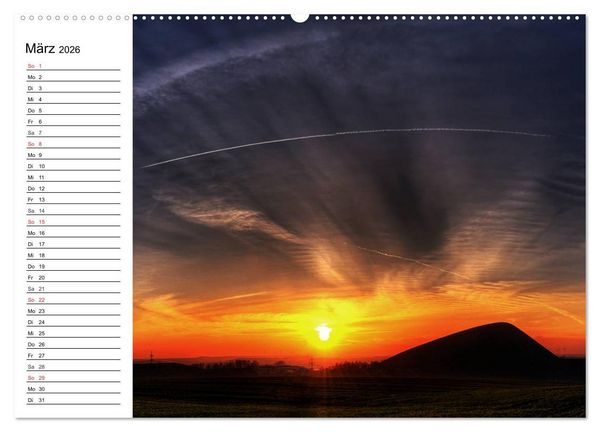 Produktbild: Schachtanlagen in Mansfeld S&uuml;dharz (Wandkalender 2026 DIN A2 quer), CALVENDO Monatskalender