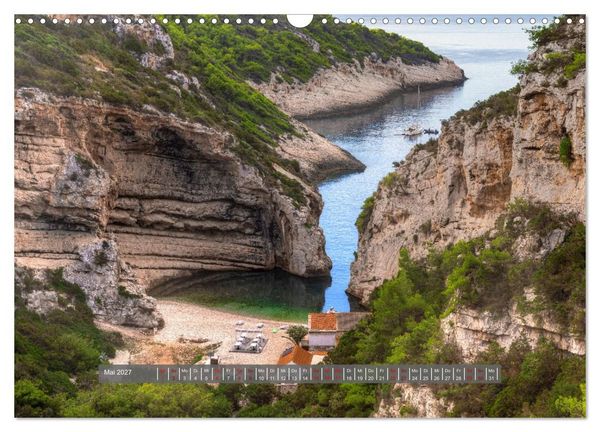 Produktbild: Vis Kroatien - Romantische Insel der Adria (Wandkalender 2027 DIN A3 quer), CALVENDO Monatskalender