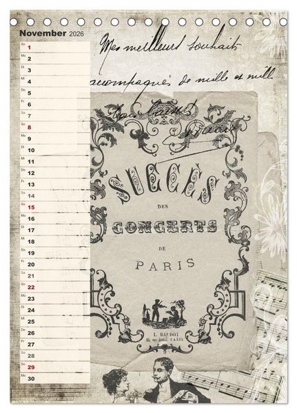 Produktbild: Vintage Welten (Tischkalender 2026 DIN A5 hoch), CALVENDO Monatskalender