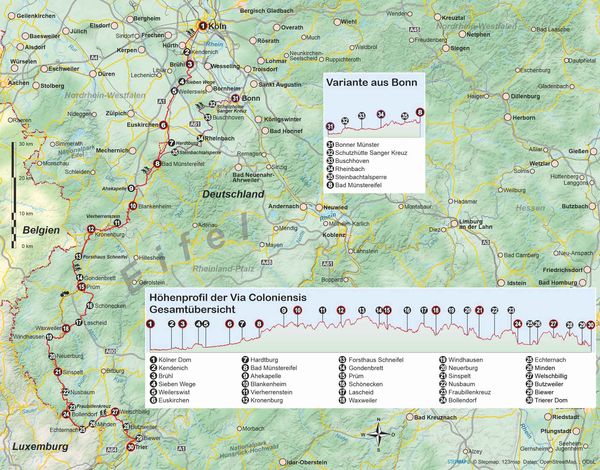Produktbild: Jakobsweg Via Coloniensis von K&ouml;ln nach Trier