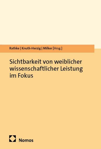 Produktbild: Sichtbarkeit von weiblicher wissenschaftlicher Leistung im Fokus