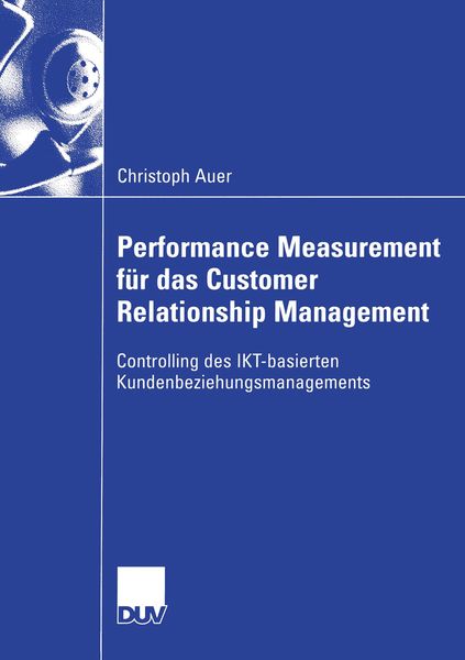 Produktbild: Performance Measurement f&uuml;r das Customer Relationship Management