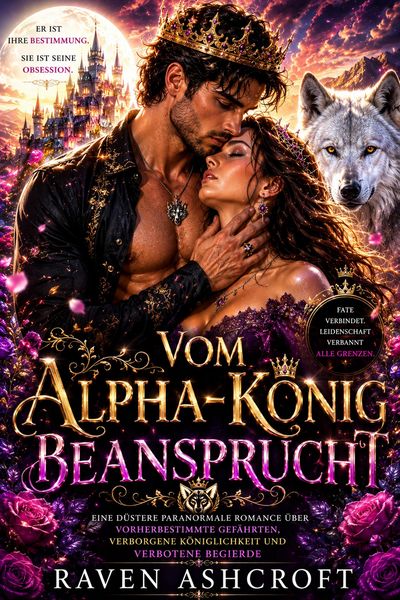 Produktbild: Vom Alpha-K&ouml;nig Beansprucht: Eine d&uuml;stere paranormale Romance &uuml;ber vorherbestimmte Gef&auml;hrten, verborgene K&ouml;niglichkeit und verbotene Begierde