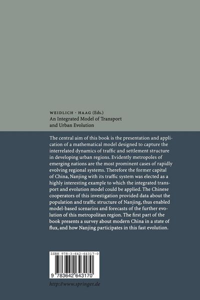 Produktbild: An Integrated Model of Transport and Urban Evolution