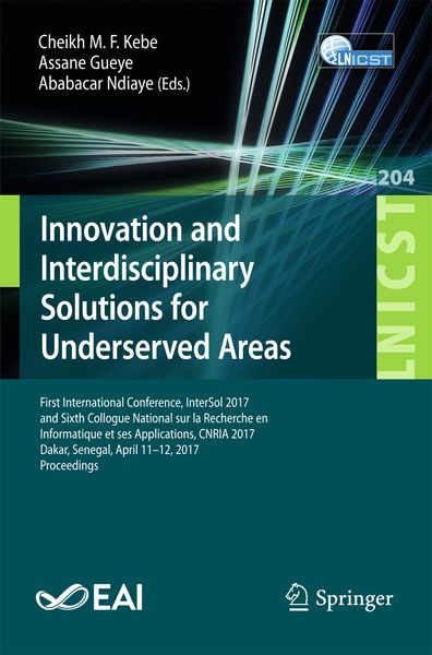 Produktbild: Innovation and Interdisciplinary Solutions for Underserved Areas