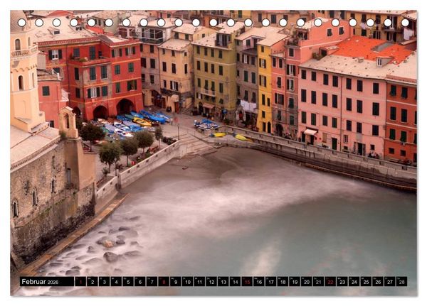 Produktbild: Cinque Terre (Tischkalender 2026 DIN A5 quer), CALVENDO Monatskalender
