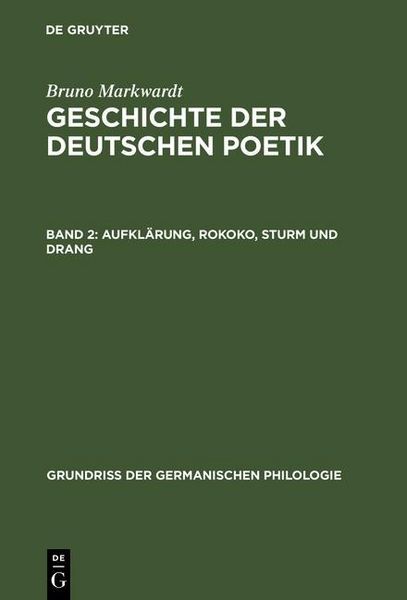 Produktbild: Aufkl&auml;rung, Rokoko, Sturm und Drang