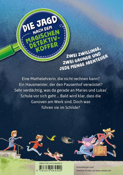 Produktbild: Die Jagd nach dem magischen Detektivkoffer, Band 6 - Schurken in der Schule