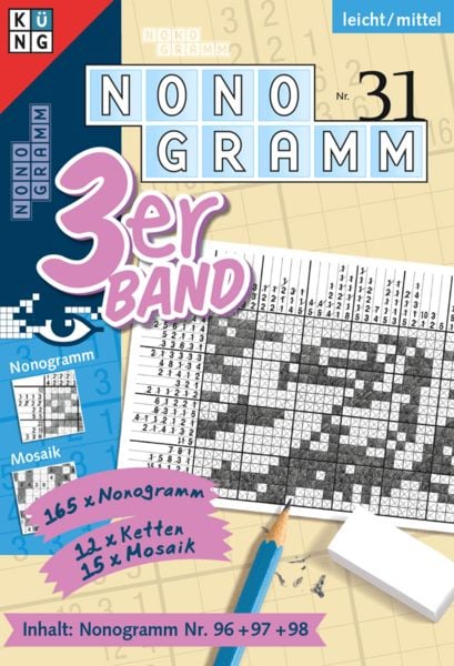 Produktbild: Nonogramm 3er-Band Nr. 31