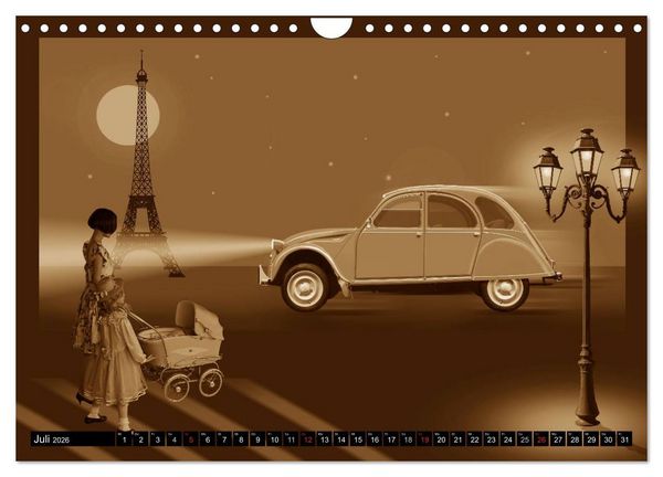 Produktbild: Nostalgie in Sepia (Wandkalender 2026 DIN A4 quer), CALVENDO Monatskalender