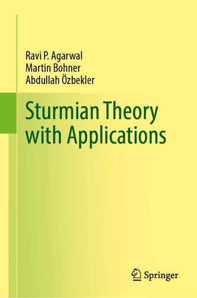 Produktbild: Sturmian Theory with Applications