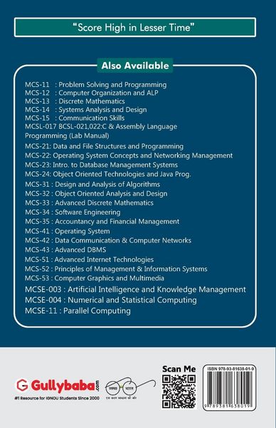 Produktbild: MCS-42 Data Communication and Computer Networks