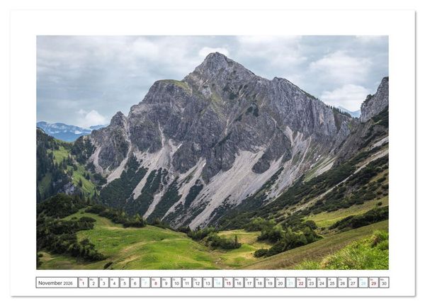 Produktbild: Tiroler Hochtal (hochwertiger Premium Wandkalender 2026 DIN A2 quer), Kunstdruck in Hochglanz