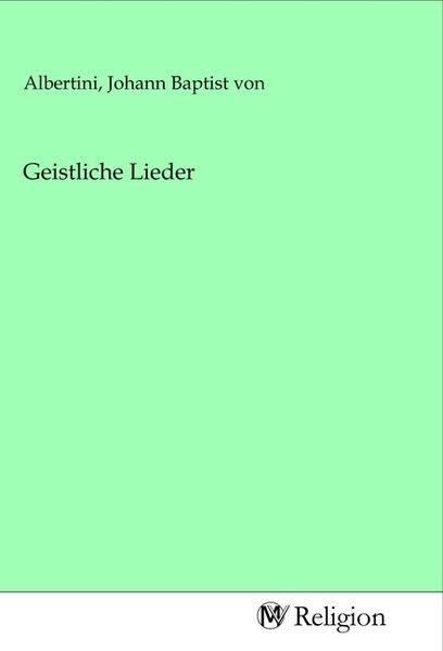 Produktbild: Geistliche Lieder