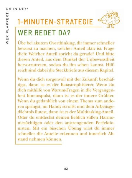 Produktbild: Die 1-Minuten-Strategie gegen Overthinking
