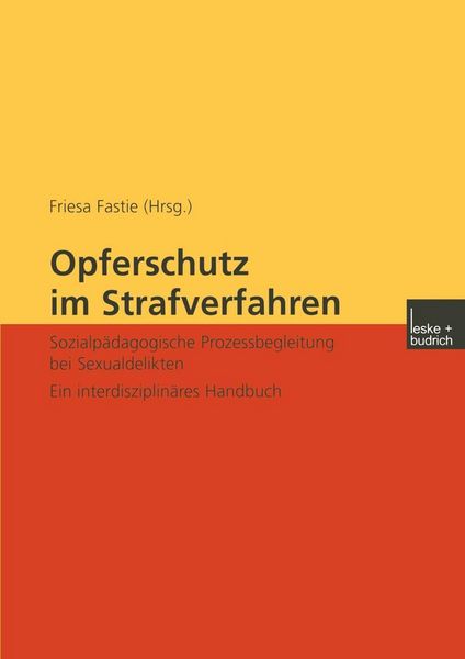 Produktbild: Opferschutz im Strafverfahren