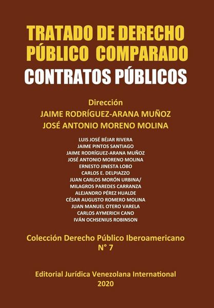 Produktbild: Tratado De Derecho P&uacute;blico Comparado. Contratos P&uacute;blicos