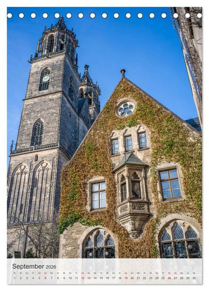 Produktbild: Magdeburg - Liebenswerte Stadt an der Elbe (Tischkalender 2026 DIN A5 hoch), CALVENDO Monatskalender