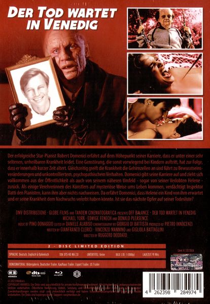 Produktbild: DER TOD WARTET IN VENEDIG - Mediabook - COVER A - limitiert auf 333 St&uuml;ck (Blu-ray+DVD)