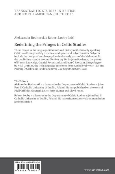 Produktbild: Redefining the Fringes in Celtic Studies