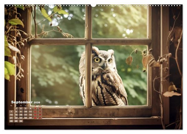 Produktbild: Aus dem Fenster geblickt (Wandkalender 2026 DIN A2 quer), CALVENDO Monatskalender