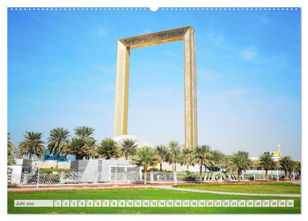 Produktbild: Orient - Manama, Abu Dhabi, Dubai, Maskat (Wandkalender 2026 DIN A2 quer), CALVENDO Monatskalender