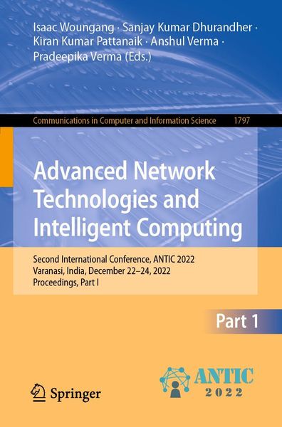 Produktbild: Advanced Network Technologies and Intelligent Computing
