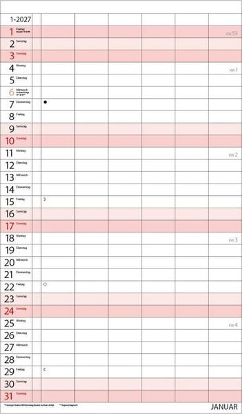 Produktbild: XL Familienplaner 2027