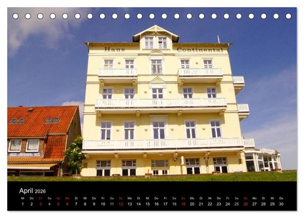 Produktbild: Cuxhaven an der Nordsee (Tischkalender 2026 DIN A5 quer), CALVENDO Monatskalender