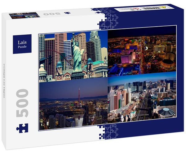 Produktbild: Lais Puzzle Collage Las Vegas 500 Teile