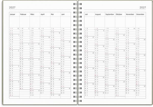 Produktbild: Kalender 26/27 Senator A5 Story Blatt