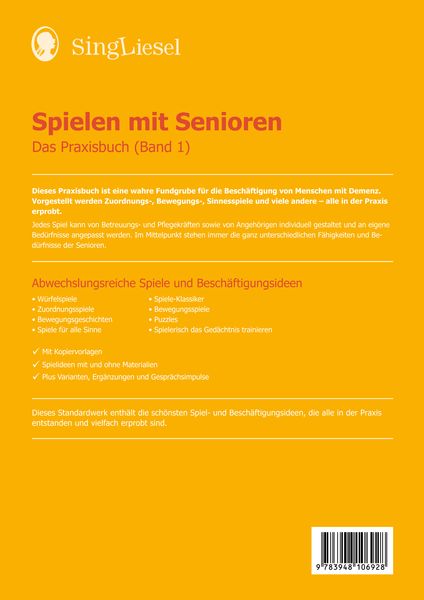 Produktbild: Spielen mit Senioren (Band 1)