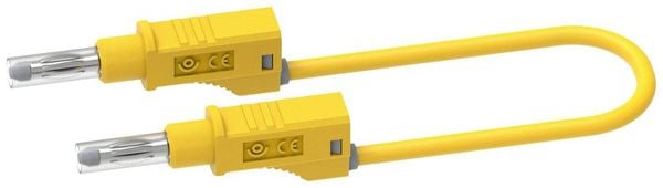 Produktbild: Electro PJP 2217/600V-CD1-200J Messleitung Bananenstecker Bananenstecker 2.00m Gelb 1St.