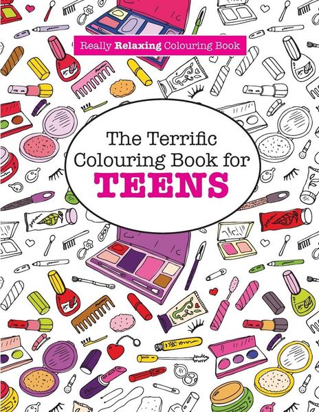 Produktbild: The Terrific Colouring Book for TEENS (A Really RELAXING Colouring Book)