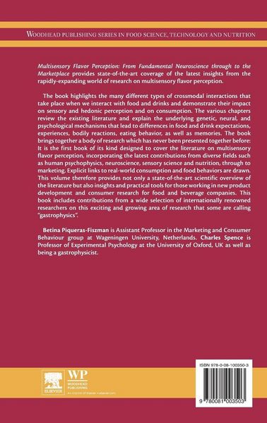 Produktbild: Multisensory Flavor Perception