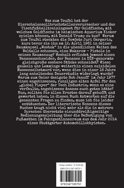 Produktbild: Vom Widder, K&uuml;chendach und Kabelbindern