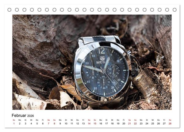 Produktbild: Uhren aus aller Welt - Die Fortsetzung (Tischkalender 2026 DIN A5 quer), CALVENDO Monatskalender