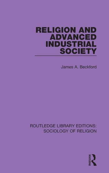 Produktbild: Religion and Advanced Industrial Society
