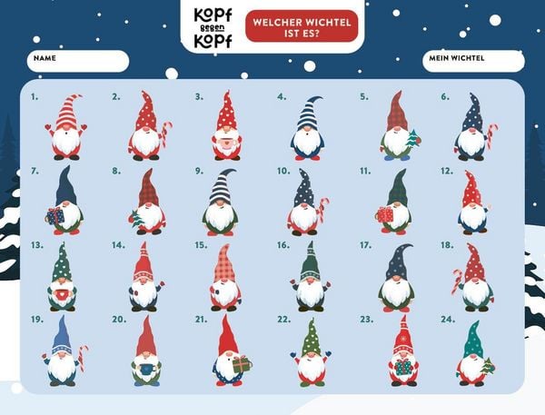 Produktbild: Der ultimative Spielblock: Kopf gegen Kopf &ndash; Die Wichtel sind los!