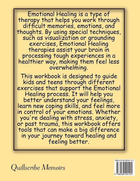 Produktbild: Emotional Healing Workbook for Kids, and Teens