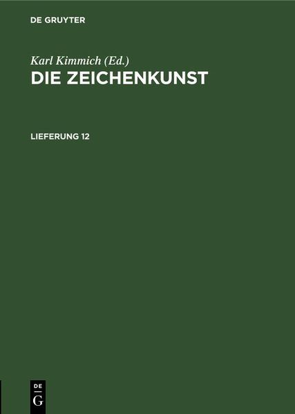 Produktbild: Die Zeichenkunst. Lieferung 12